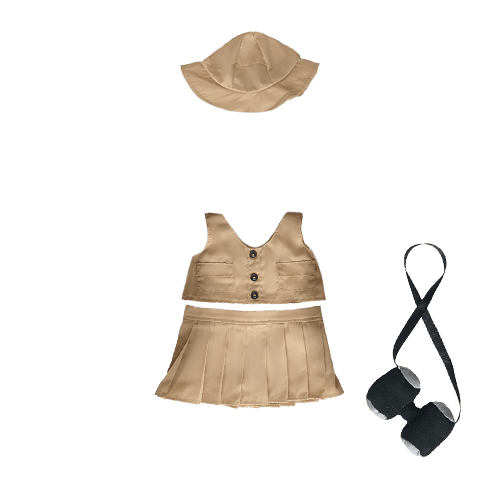 Safari Outfit with Skirt
