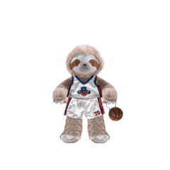 Sloth Plushie with Basketball Uniform