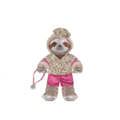 Sloth Plushie with Nurse Outfit