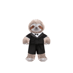 Sloth Plushie with Tuxedo