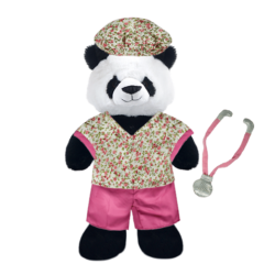 Panda Plushie with Nurse Outfit