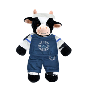 Cow Plushie with Athletic Outfit