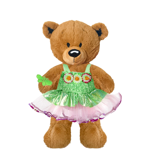 Brown Teddy Plushie with Fairy Costume
