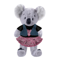 Koala Plushie With Wild Girl Outfit