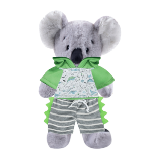 Koala Plushie with Dino Hoodie and Shorts