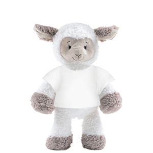 Sheep Plushie With White Shirt