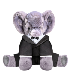 Elephant Plushie with Tuxedo