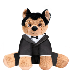 German Shepherd Plushie with Tuxedo