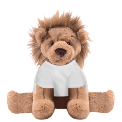 Lion Plushie With White Shirt