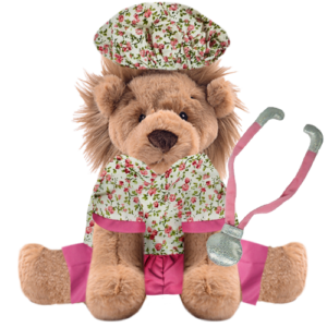 Lion Plushie with Nurse Outfit