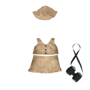 Safari Outfit with Skirt