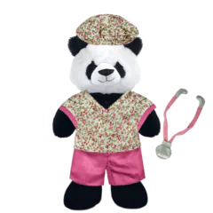 Panda Plushie with Nurse Outfit