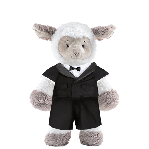 Sheep Plushie with Tuxedo