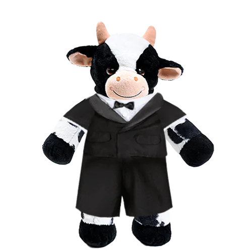 Cow Plushie with Tuxedo