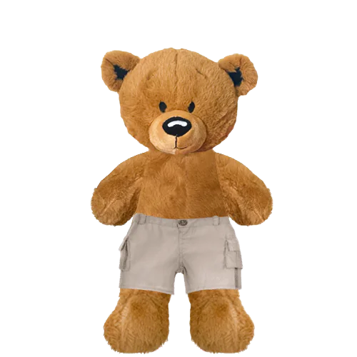 Brown Teddy Plushie With Cargo Pants