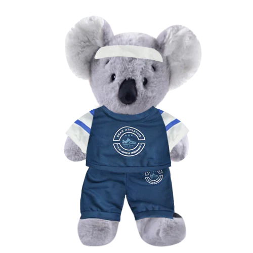 Koala Plushie with Athletic Outfit