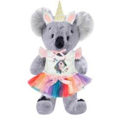 Koala Plushie With Unicorn Outfit