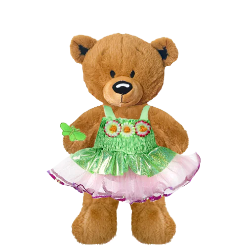 Brown Teddy Plushie with Fairy Costume