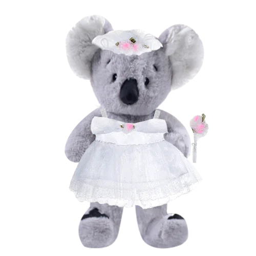 Koala Plushie with Bride Outfit