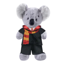 Koala Plushie with Red Wizard Costume