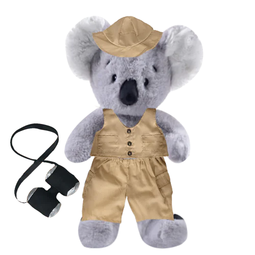 Koala Plushie with Safari Outfit and Pants