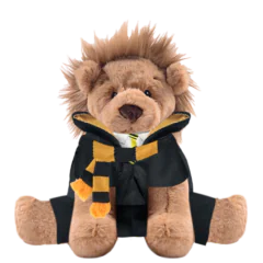 Lion Plushie With Yellow Wizard Costume