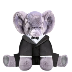 Elephant Plushie with Tuxedo