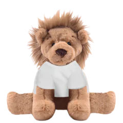 Lion Plushie With White Shirt